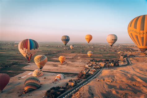 Soaring Above Luxor's Magical Landscapes: Hot Air Balloon Adventures